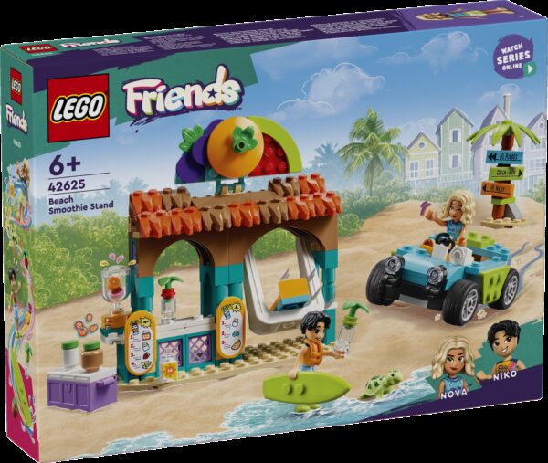 LEGO Friends Pirtelökoju rannalla 42625L