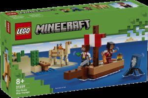 LEGO Minecraft Merirosvolaivan matka 21259