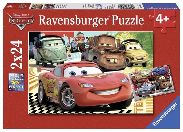 Cars, palapeli 2x24 palaa, Ravensburger