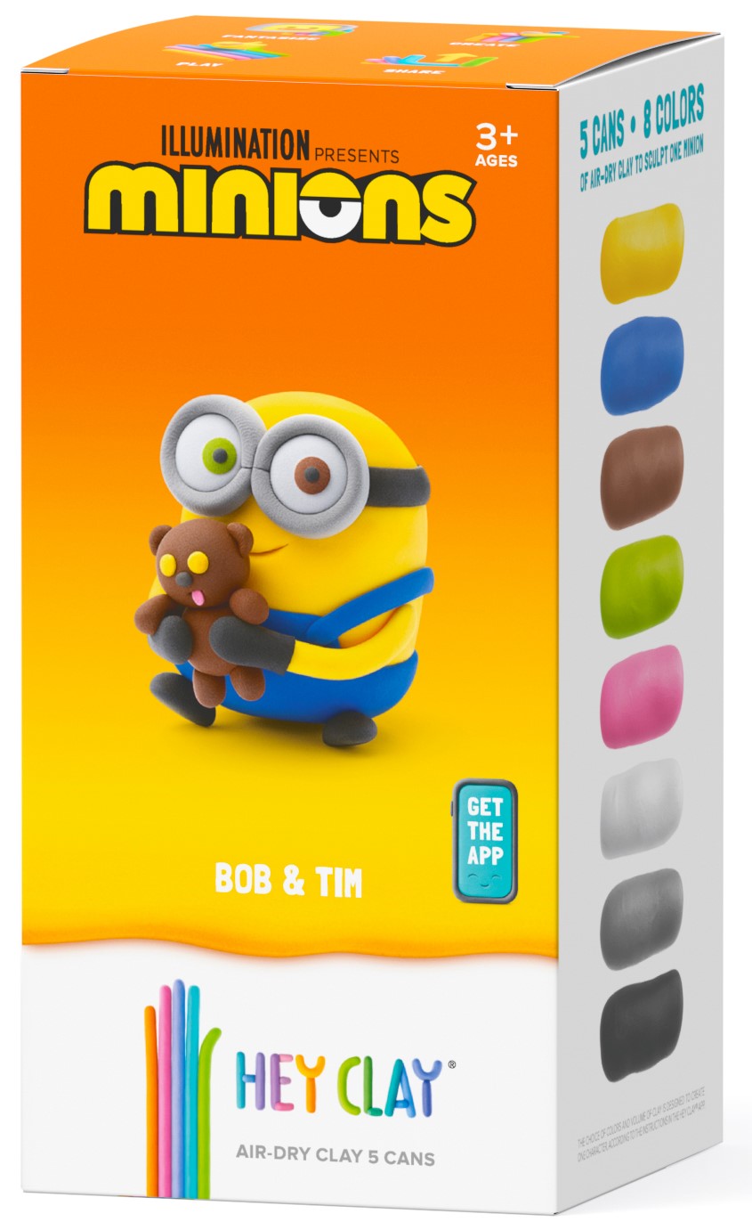 Minion Bob ja Tim muovailumassa, HEY CLAY
