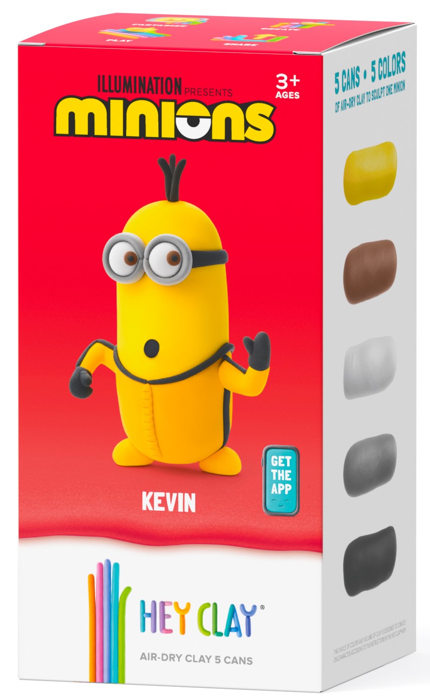 Minion Kevin muovailumassa, HEY CLAY