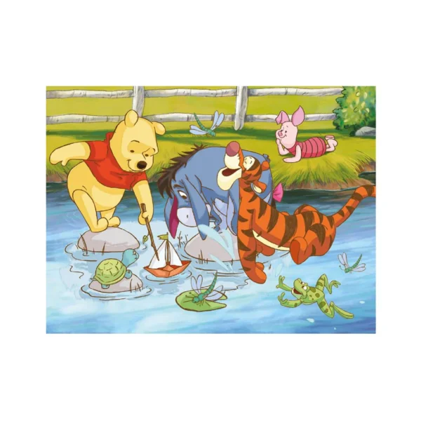 Nalle Puh ja ystävät, 12 palaa, kuutiopalapeli, Dino - Image 5