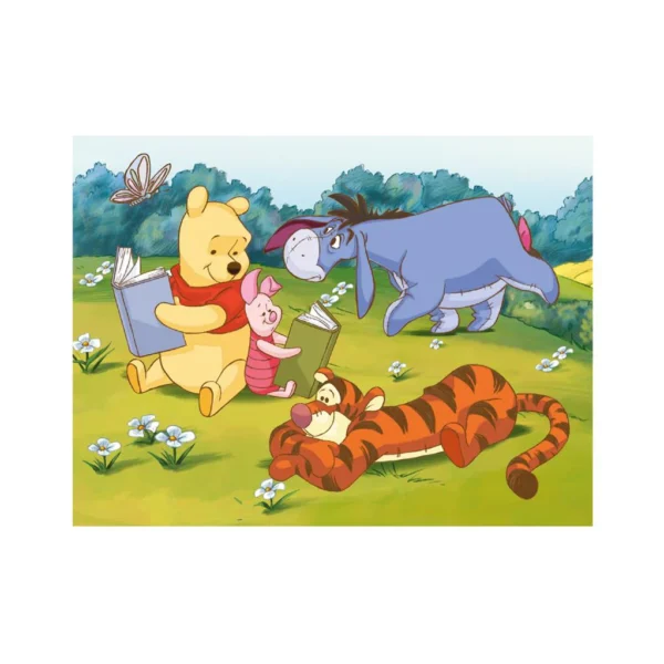 Nalle Puh ja ystävät, 12 palaa, kuutiopalapeli, Dino - Image 6