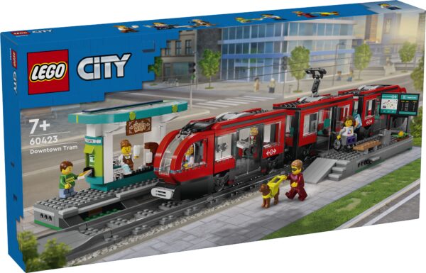 LEGO City Keskikaupungin pikaratikkapysäkki 60423L