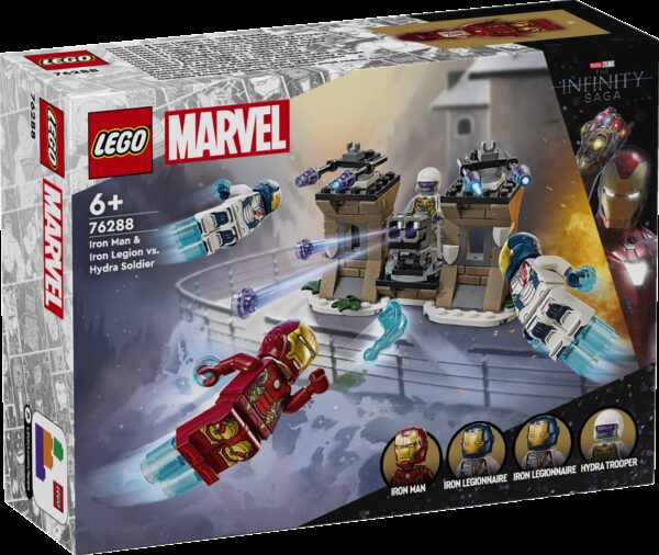LEGO Super Heroes Iron Man ja Iron Legion vs. Hydran sotilas 76288L