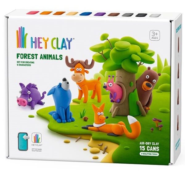 HEY CLAY Modeling Air-Dry Clay Forest Animals