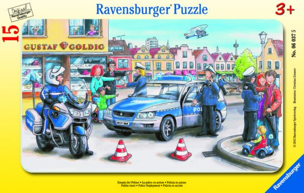 Poliisi, kehyspalapeli 15 palaa, Ravensburger