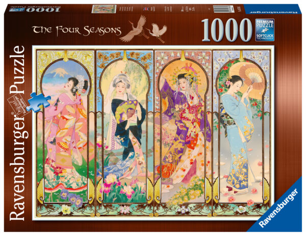 Neljä vuodenaikaa, palapeli 1000 palaa, Ravensburger