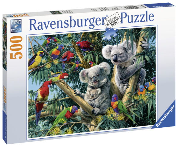 Koala puussa, palapeli 500 palaa, Ravensburger