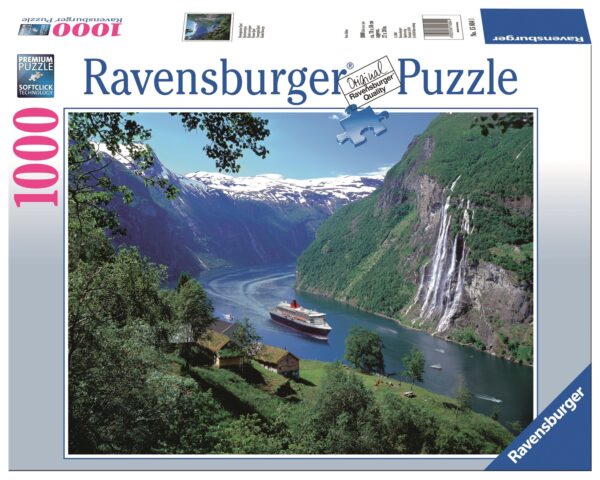 Norjan vuonot, palapeli 1000 palaa, Ravensburger