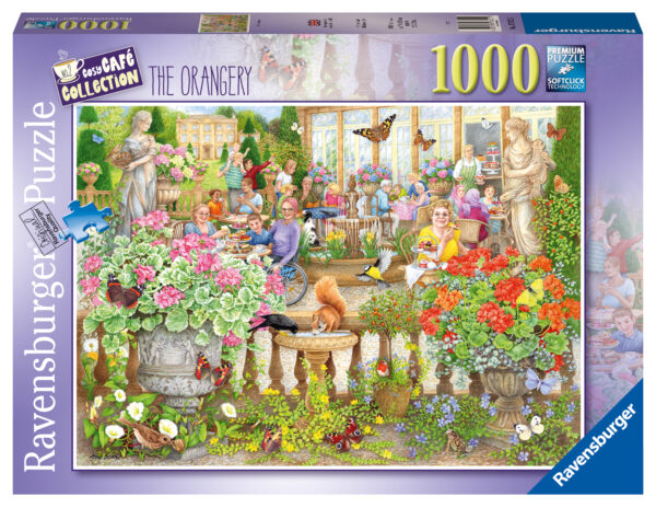 Kahvila luonnon keskellä, palapeli1000 palaa, Ravensburger
