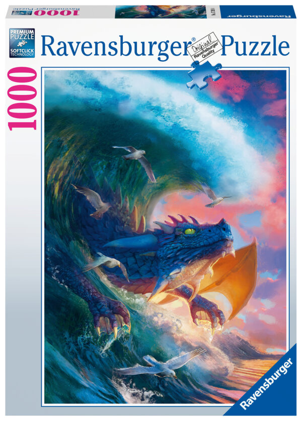 Lohikäärme, palapeli 1000 palaa, Ravensburger