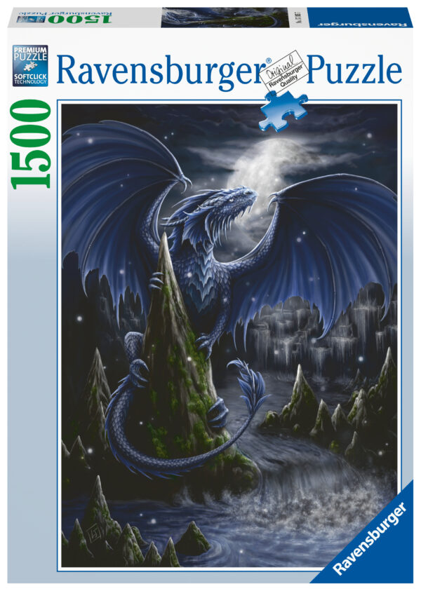 Musta lohikäärme, palapeli 1500 palaa, Ravensburger