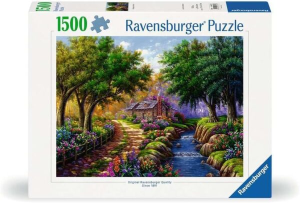 Talo järven rannalla, palapeli 1500 palaa, Ravensburger