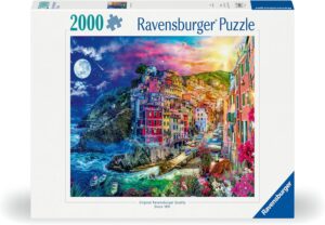 Värikäs Cinque Terre, palapeli 2000 palaa, Ravensburger