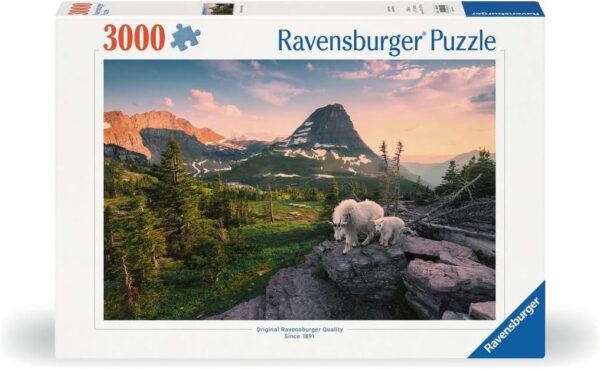 Alpine Goat with Baby, palapeli 3000 palaa, Ravensburger