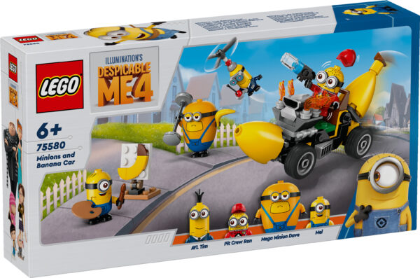 LEGO Minions Kätyrit ja banaaniauto 75580
