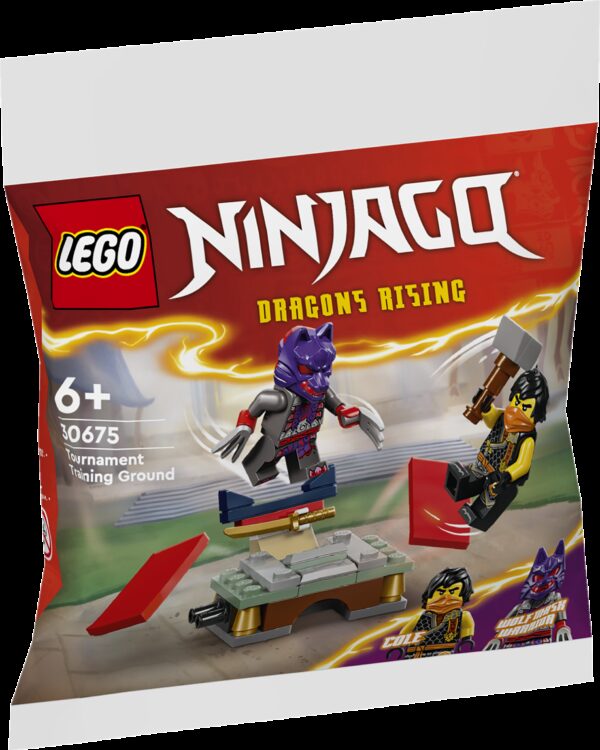 LEGO Ninjago Turnajaisten harjoituskenttä & Kain ja Raptonin taistelu temppelillä 30675