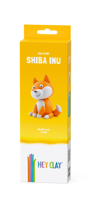 Shiba Inu muovailumassa 3 prk, HEY CLAY