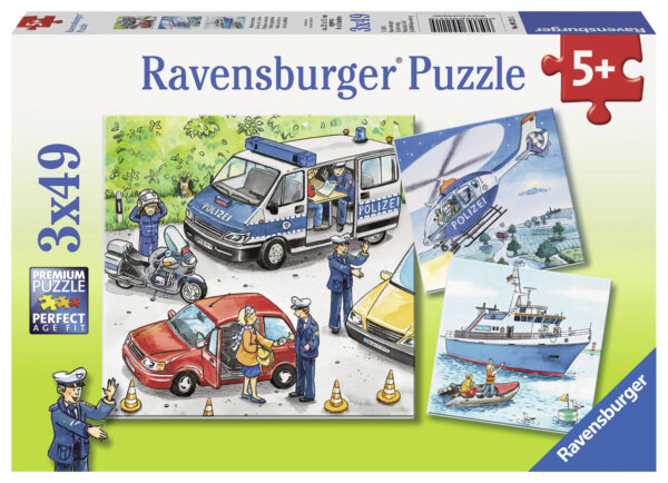 Police Action palapeli 3×49 palaa, Ravensburger
