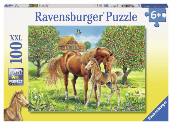 Horses XXL palapeli, 100 palaa Ravensburger