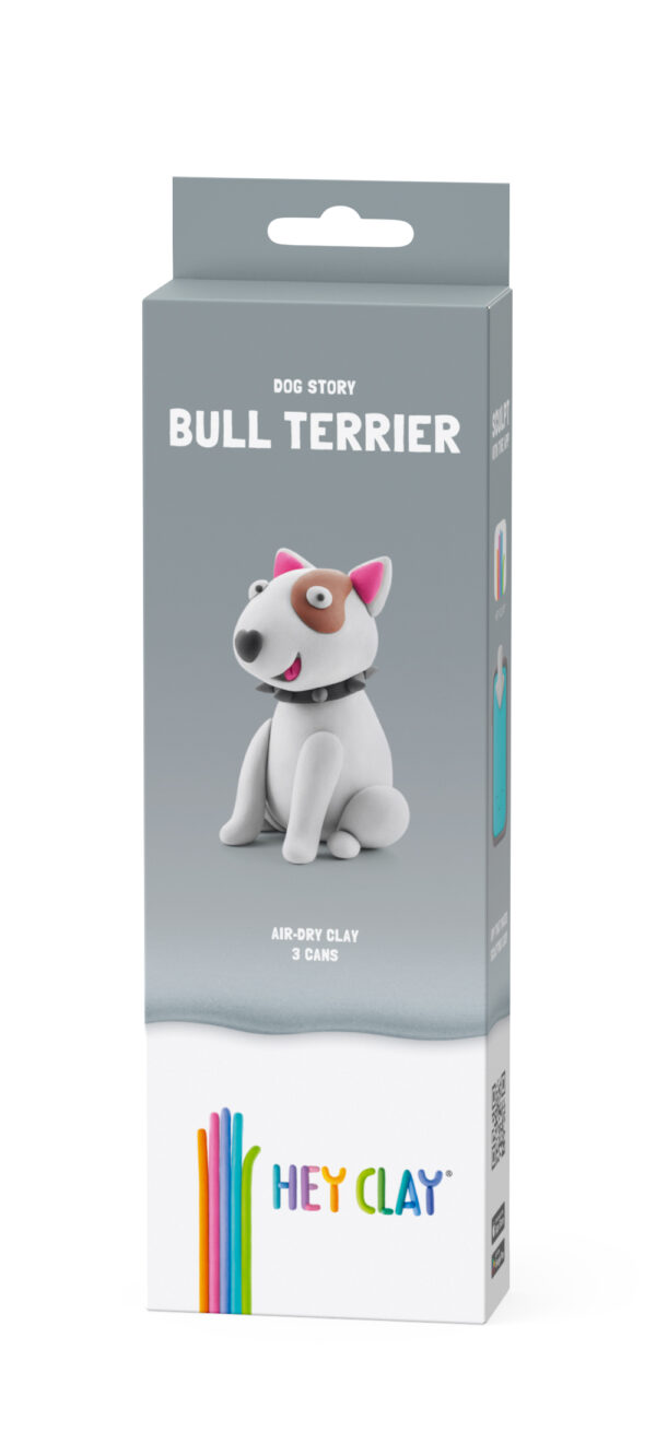 HEY CLAY Modeling Clay Bull Terrier 3 pc