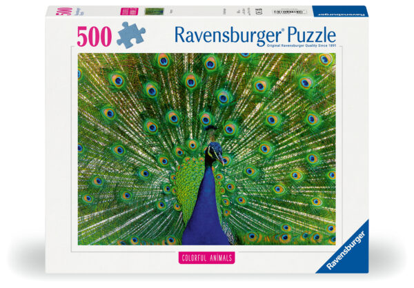 Ravensburger Puzzle 500 pc Peacock