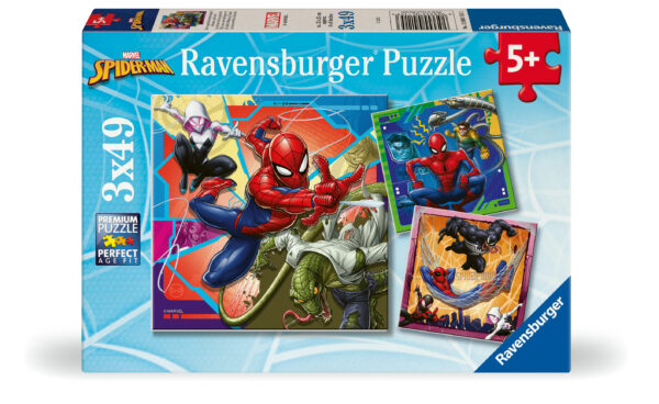Ravensburger Puzzle 3x49 pc: Spider-Man