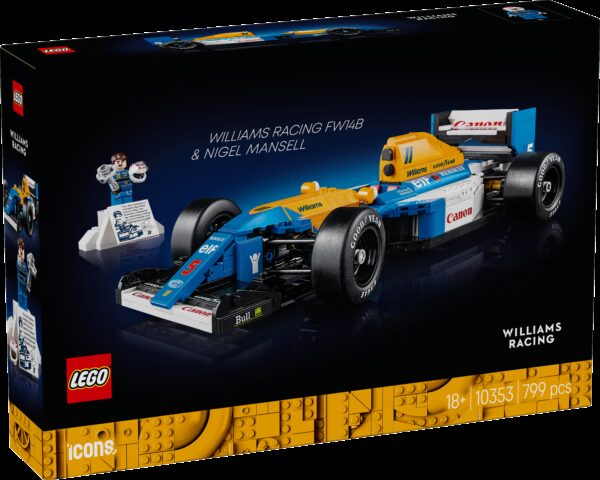 LEGO Icons Williams Racing FW14B & Nigel Mansell