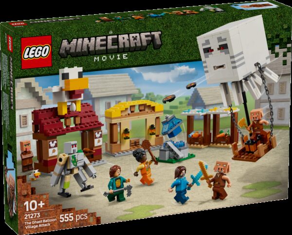 LEGO Minecraft The Ghast Balloon Village Attack
