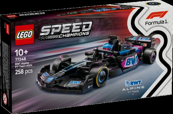 LEGO Speed Champions BWT Alpine F1 Team A524 Race Car