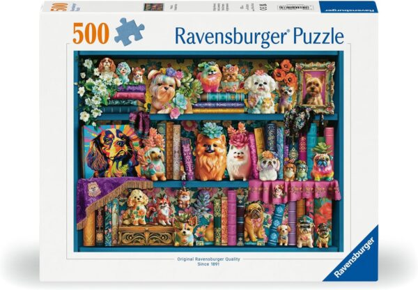 Ravensburger Puzzle 500 Pieces: Precious Porcelain Pups