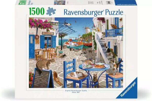 Ravensburger Puzzle 1500 Pieces: Cats of Mykonos