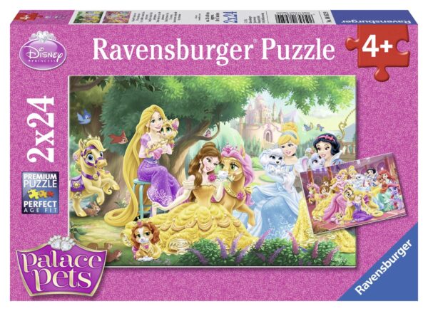 Ravensburger Puzzle 2x24 pc Princesses' Best Friends