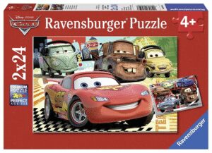 Cars, palapeli 2×24 palaa, Ravensburger