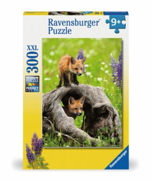 Curious Foxes palapeli, 300 XXL palaa Ravensburger