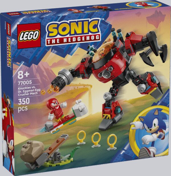 LEGO Sonic Knuckles vs. Dr. Eggman Egg Crusher Mech