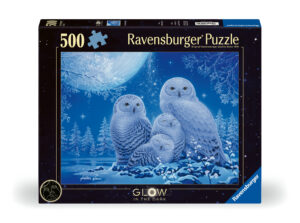 Ravensburger Glow In The Dark Puzzle 500 Pieces: Owls In The Moonlight