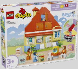 LEGO DUPLO Bluey's Family House with Memory Game