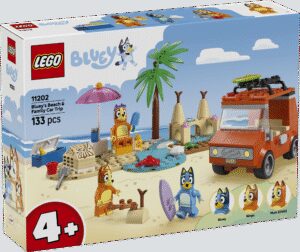 LEGO 4PLUS Bluey's Beach & Family Car Trip