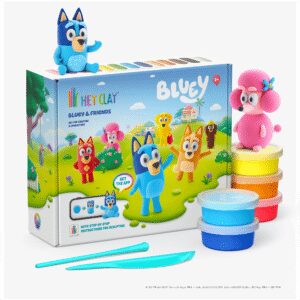 HEY CLAY Modeling Clay 15 Pieces: Bluey & Friends