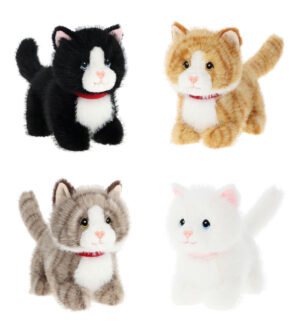 Keel Toys Keeleco Pouncing Kitty Love 18 cm - 4 different