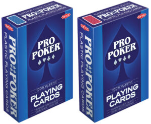 Tactic Pro Poker Playing Cards - Plastic