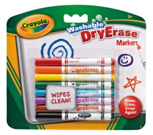 Valkotaulutussit 8 kpl., Crayola