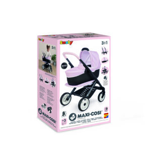 Smoby Maxi-Cosi 3-in-1 Doll Pram Set - Pink