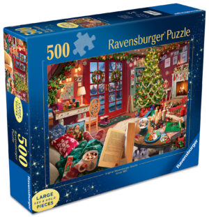 Ravensburger Puzzle 500 Pieces: Cozy Christmas Retreat