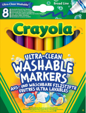 CRAYOLA Pestävät paksut huopakynät