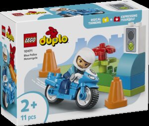 LEGO DUPLO Blue Police Motorcycle