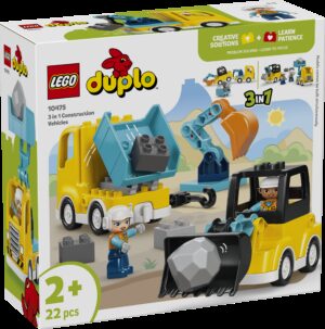 LEGO DUPLO 3 in 1 Construction Vehicles