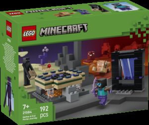 LEGO Minecraft Nether & End Portal Journey